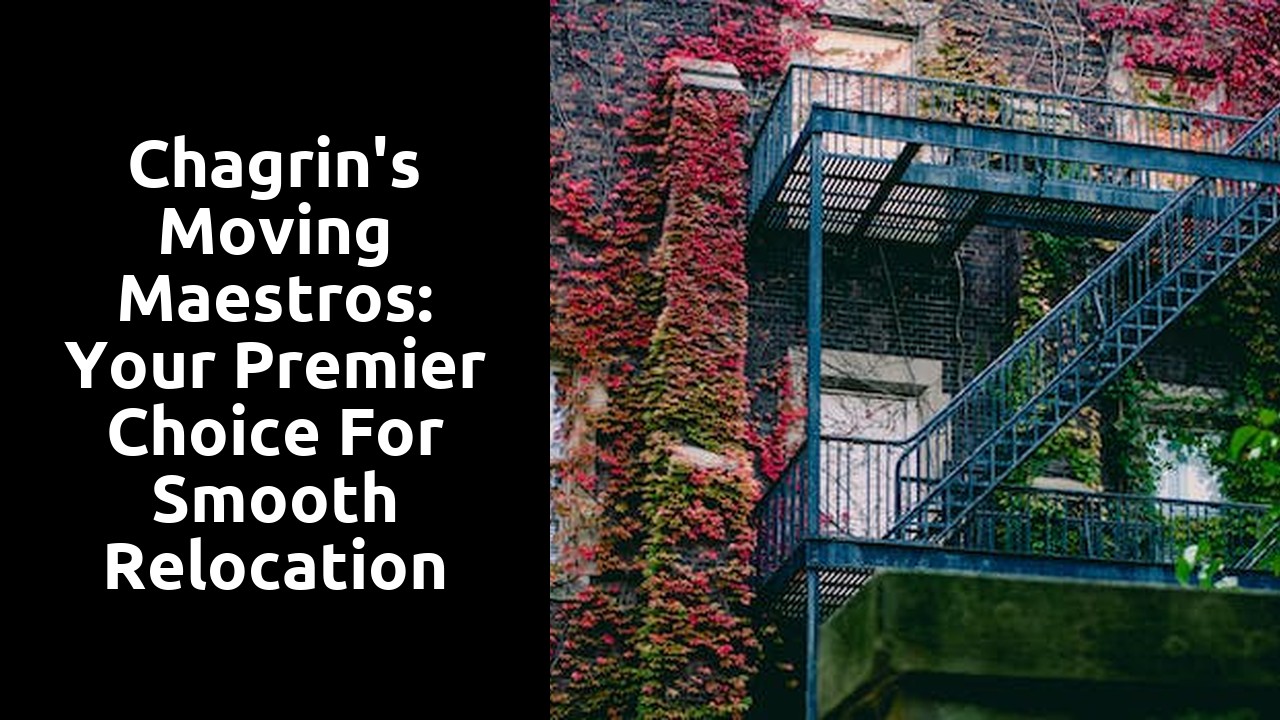 Chagrin's Moving Maestros: Your Premier Choice for Smooth Relocation